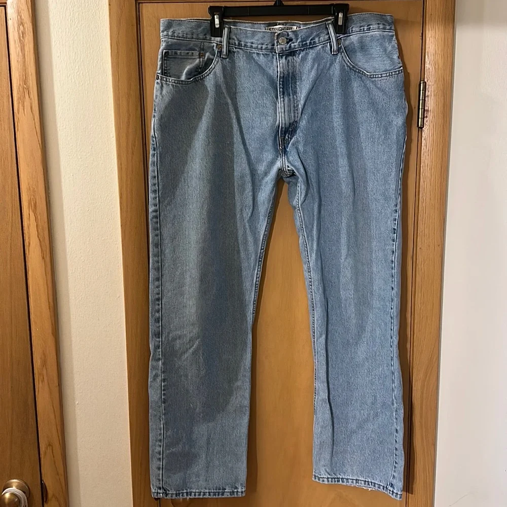 Levi’s Men’s Vintage 505 Straight Fit Jeans Light Wash Size W40 L32